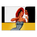 Flirty, Sexy Greeting Card card
