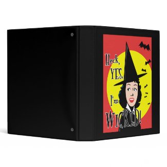 Flirty Wicked Witch Binder binder