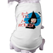 Flirty Wicked Witch Pet Shirt pet clothing