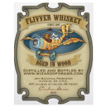 Flivver Whiskey Label flyers