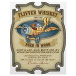 Flivver Whiskey Label Letterhead Design