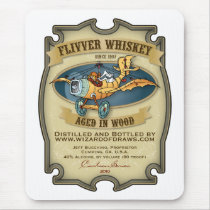 Flivver Whiskey Label mousepads