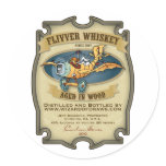 Flivver Whiskey Label Stickers