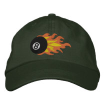 Flming 8-ball embroidered hats