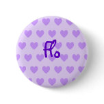 Flo in Purple Pin