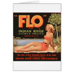 "Flo" Indian River Fruit Card