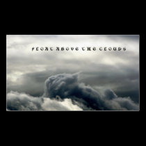 FLOAT ABOVE THE CLOUDS business cards