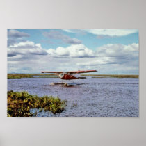 Float Plane on Lake Print