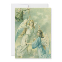 Floating Angels invitations by YesterdayCafe Floating Angels invitations