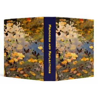 Floating Autumn Leaves Abstract