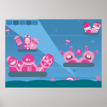 FLOATING AWAY Print posters