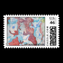 Floating Bears Stamps