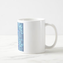 Floating Bubbles and the Cross. Coffee Mug