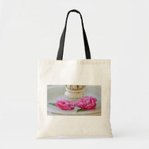 Floating Camelias Canvas Bags