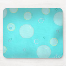 Floating circles and bubbles, mousepad