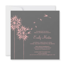 Floating Dandelion Shower Invitation