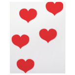 floating hearts letterhead template