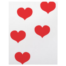 floating hearts letterhead template