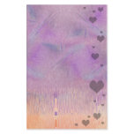 floating hearts personalized stationery