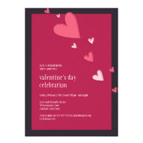 Floating Hearts | Valentine's Party Invitation