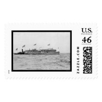 Floating Hospital Riverboat 1909 postage by lc_vintagephotos Floating Hospital Riverboat 1909 postage