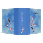 Floating Koi blue Binder