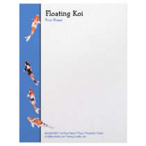 Floating Koi Letterhead