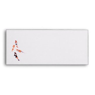 Floating Koi Letterhead Envelope envelope