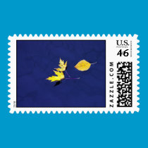 Floating Leaves Postage stamps