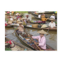 Floating Market postcards by webdesignwebdev Floating Market postcards