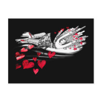 Floating on Love Postcard