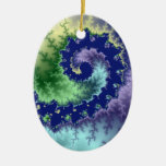 Floating Out Christmas fractal Ornaments