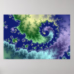 Floating Out - Fractal Poster