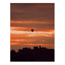 Floating Over Portland, ME Post Card
