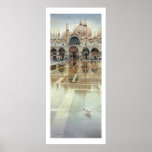 "Floating Palace" Architecture Watercolor Print