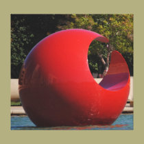 Floating Sculpture canvas prints