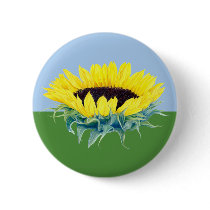 Floating Sunflower buttons