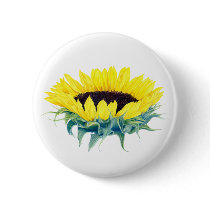 Floating Sunflower buttons