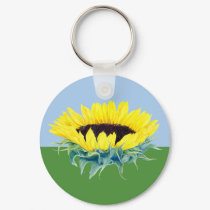 Floating Sunflower keychains