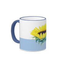 Floating Sunflower mugs