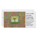 Floating tree earthy natural unique painting art photo cards