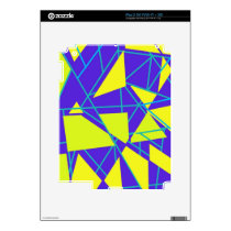 Floating Triangles Skins For Ipad 2