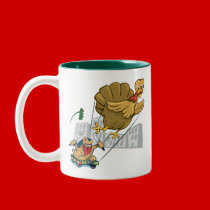 Floating Turkey Dinner mugs