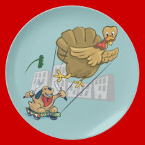 Floating Turkey Dinner plates