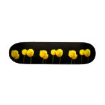 Floating Yellow Tulips Skateboard Decks