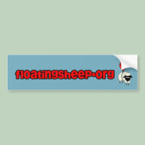 Floatingsheep Bumper Sticker bumper stickers