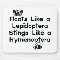 Floats Lepidoptera Mouse Pad