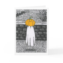Floaty Ghost Card by LaughingRedhead Floaty Ghost Card