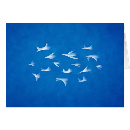 Flock Greeting Cards