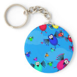 Flock of Birds Keychain